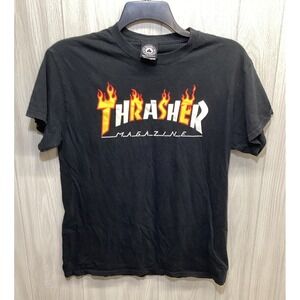 THRASHER Women's (Size M) Short Sleeve Crew Neck T-Shirt‎ 100% Cotton
